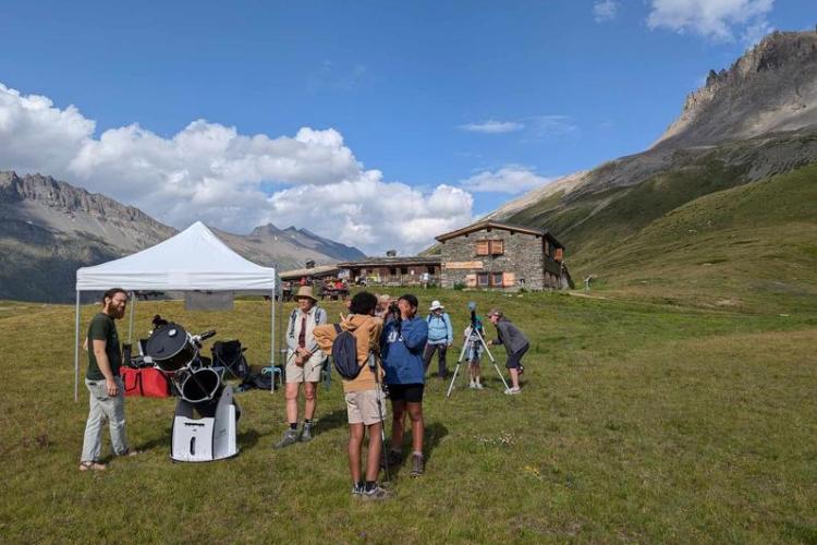 Soirée sous les étoiles au refuge de Plan du Lac_Val-Cenis
